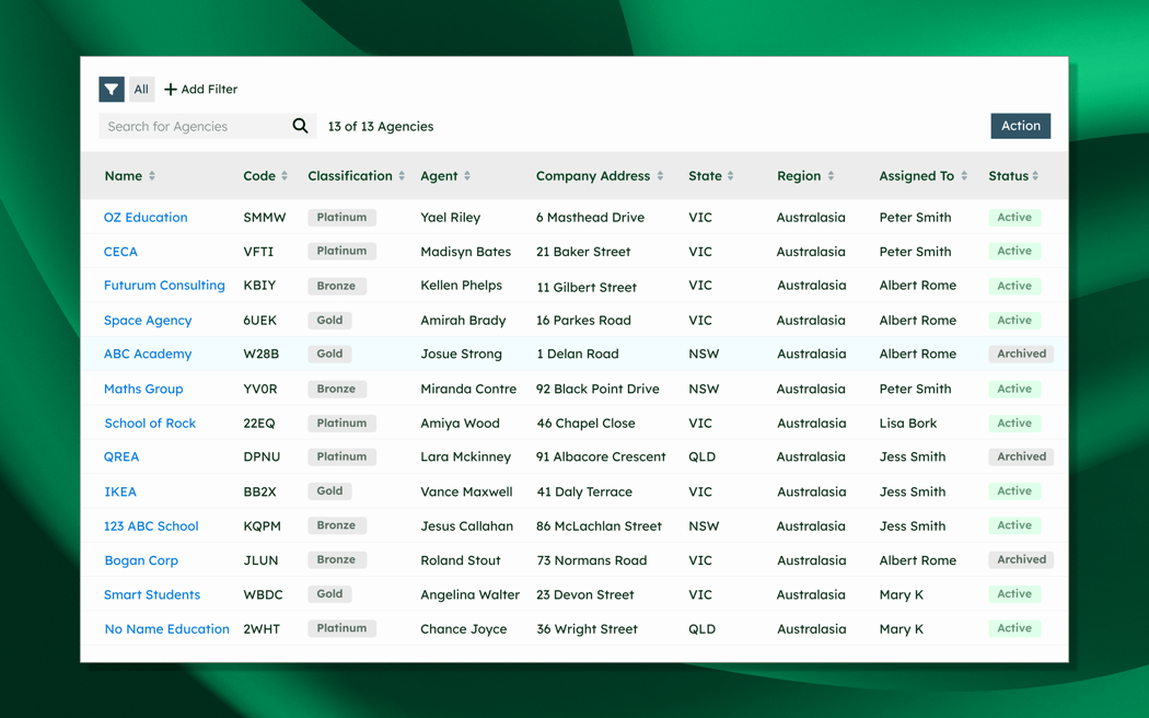 Revamped Workplace & Agency Search slide 2