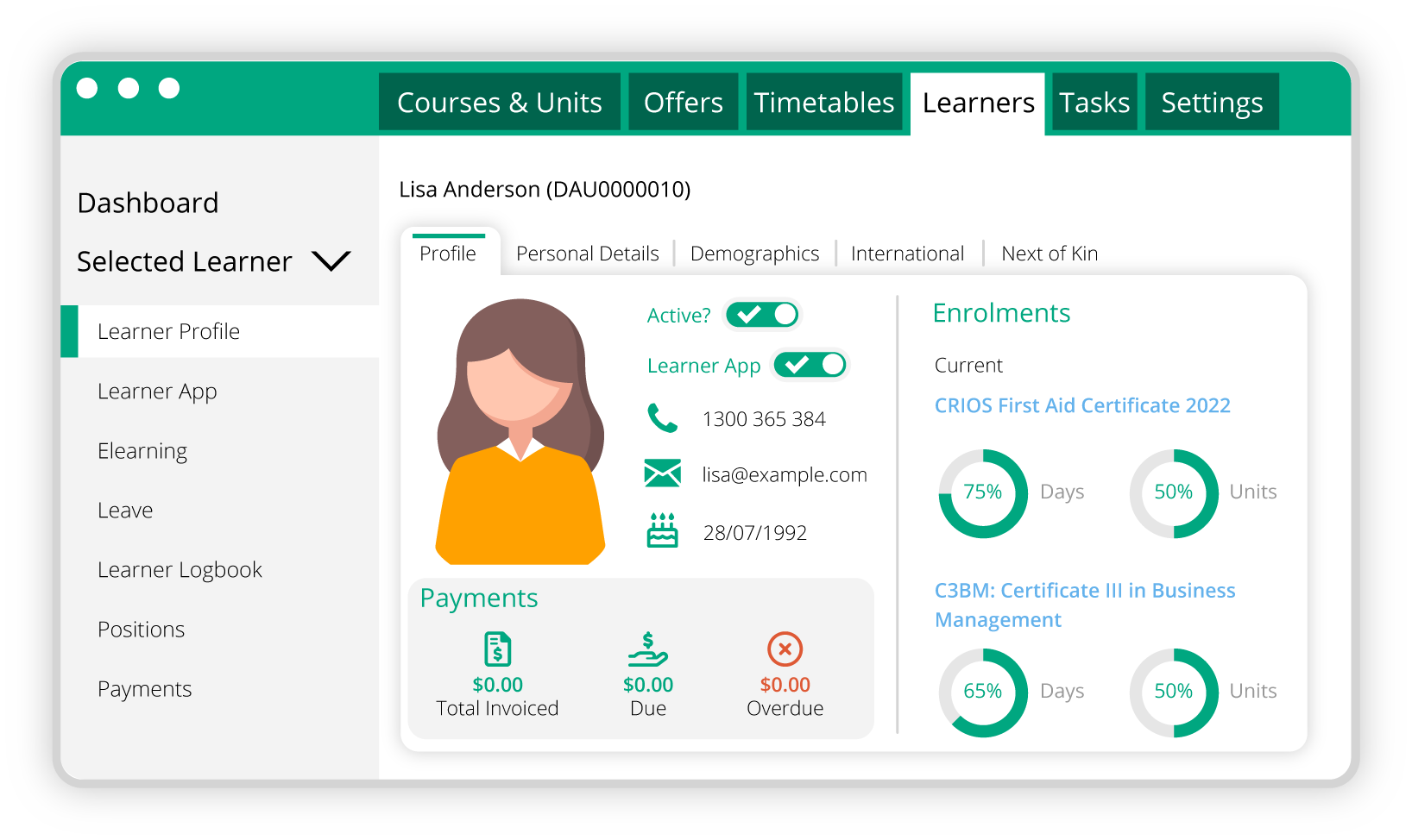 Learner Profile v2 Learner Profile v2