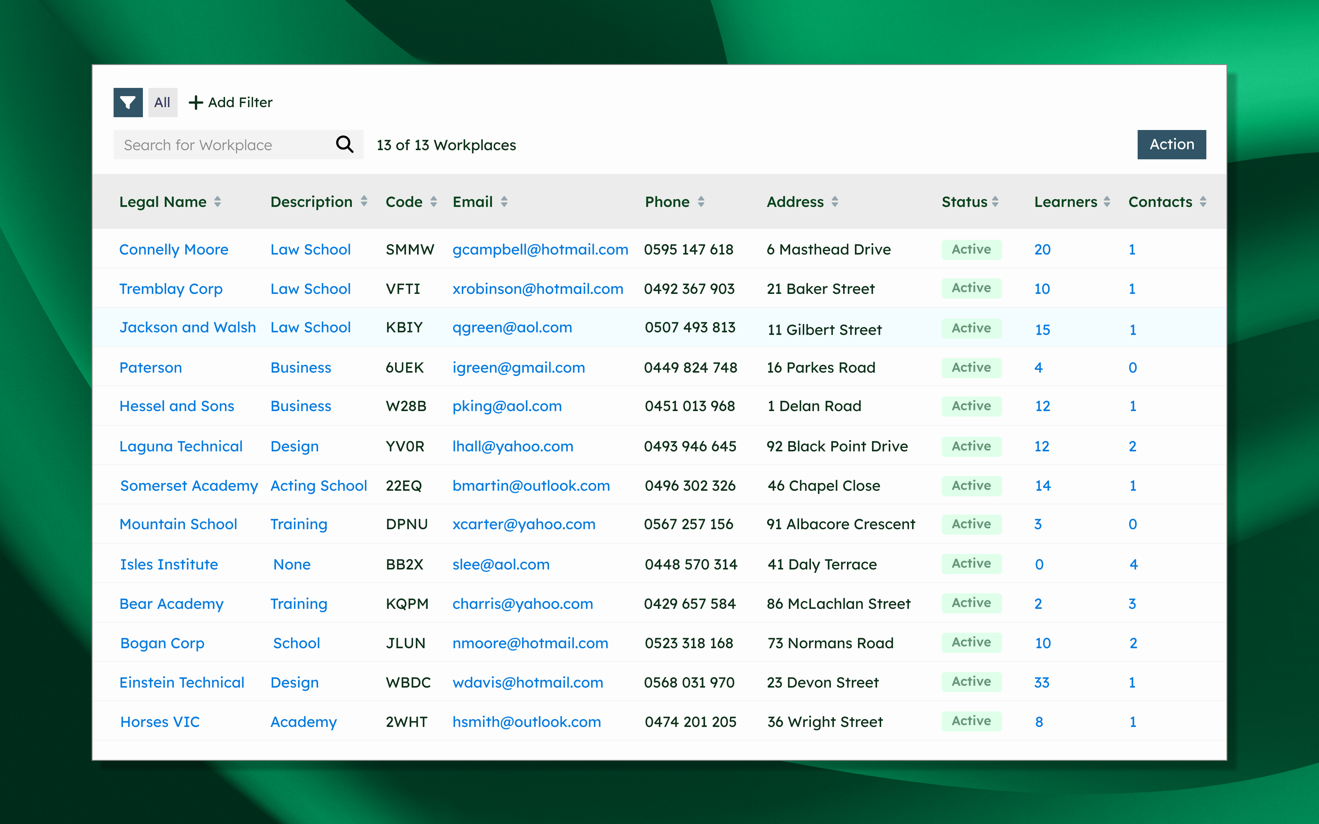 Revamped Workplace & Agency Search slide 1